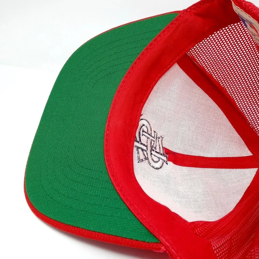 Vintage St. Louis Cardinals MLB Baseball Red Mesh Trucker Rope Hat Cap Snapback